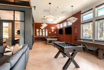 Expansive resident lounge